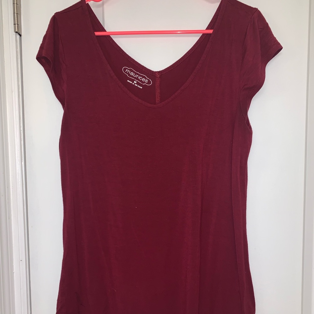 Red blouse